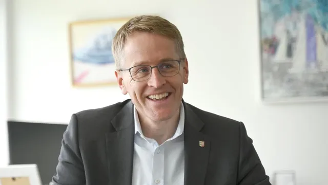 Daniel Günther, Schleswig-Holstein's Minister-President, performs on German TV show