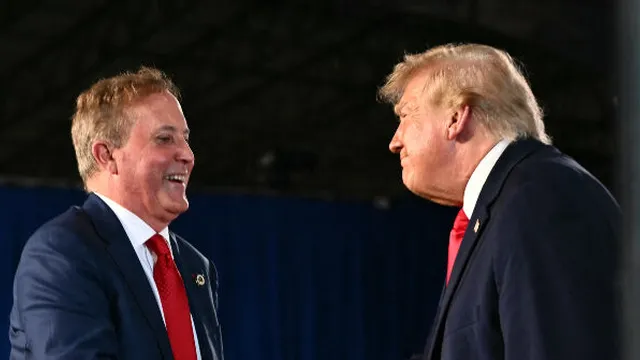 Trump insults Texas Senate candidate Ken Paxton's looks during campaign rallies