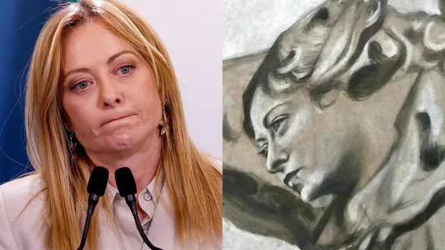 Cherub in Roman church resembles Giorgia Meloni, sparking investigation