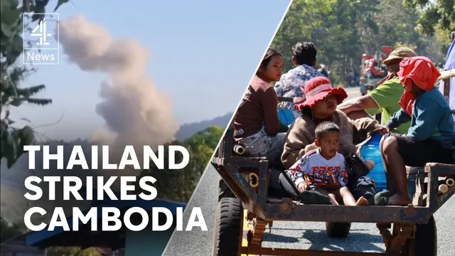Escalating violence: Thailand launches air strikes on Cambodia amid renewed conflict