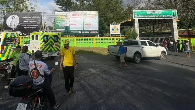 Teen gunman wounds teacher and girl in Thailand school shooting