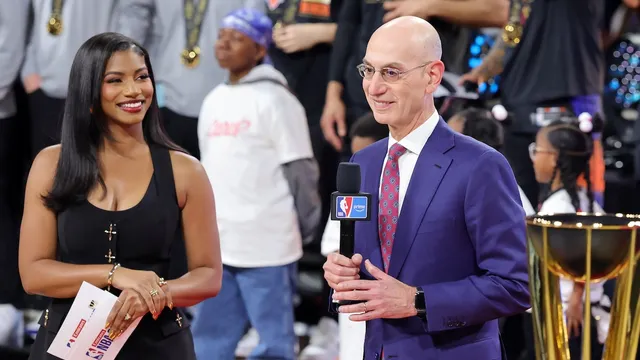 NBA commissioner adam silver announces automated replay system to improve officiating