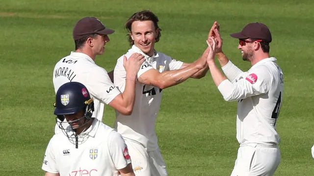 Surrey dominates Durham at Kia Oval on opening day
