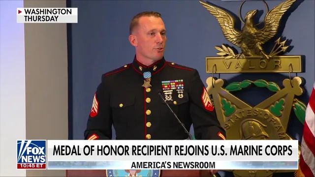 Dakota Meyer reenlists in Marine Corps reserves after long absence