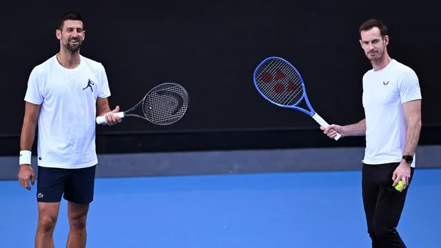 Andy Murray coaches Novak Djokovic for a record-breaking Australian Open title