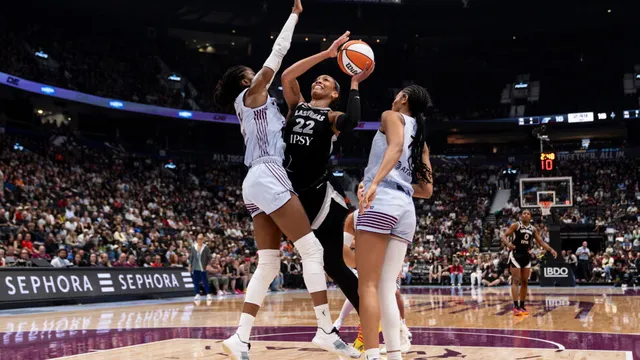 A'ja Wilson leads Aces to victory over short-handed Tempo