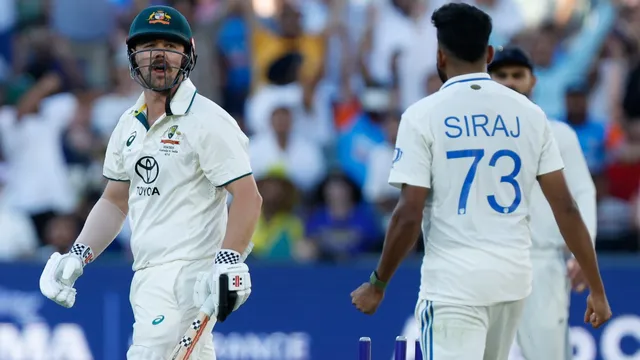 Mohammed Siraj sparks heated exchange after crucial wicket as India struggles