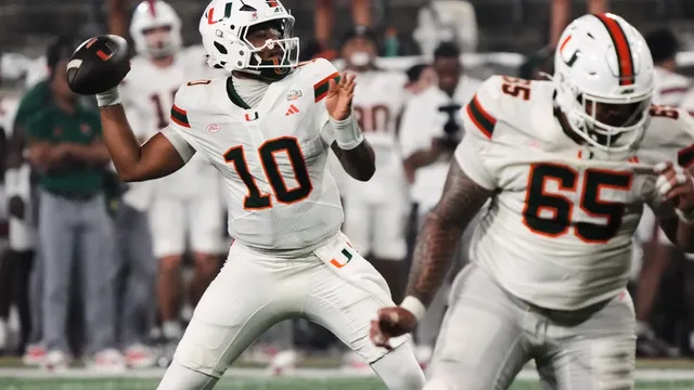 Miami quarterback Darian Mensah sets program record with 24 straight completions in win over Wake Forest