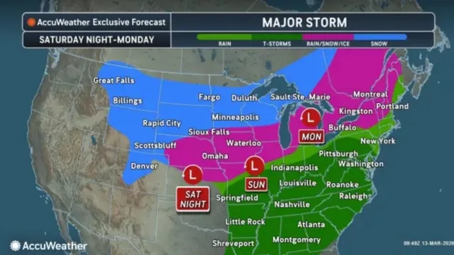Bomb cyclone threatens nearly 200 million Americans with severe weather
