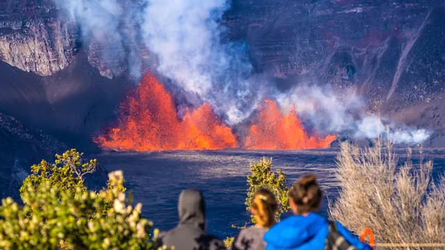 Mother saves toddler from falling off 400-foot cliff near Hawaii volcano