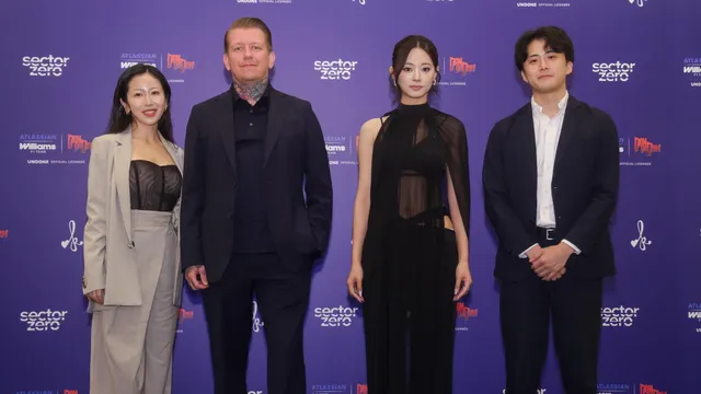 Twice singer Tzuyu promotes Williams F1 and anime Dan Da Dan collaboration at Singapore Grand Prix
