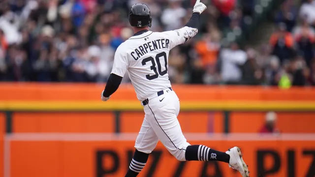 Kerry Carpenter shines with two homers in Tigers home opener victory