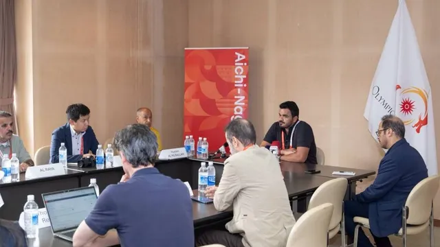 Olympic Council of Asia President Sheikh Joaan bin Hamad al-Thani meets media at Aichi-Nagoya 2026 Asian Games