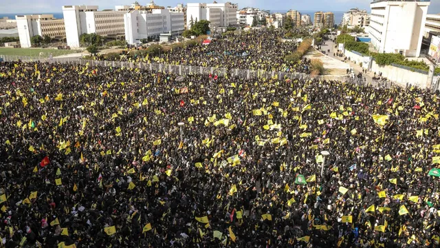 Thousands mourn Hezbollah leader Hassan Nasrallah after deadly airstrike