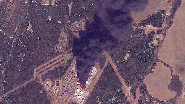 Ukraine escalates tensions with drone strike on Russian oil facility