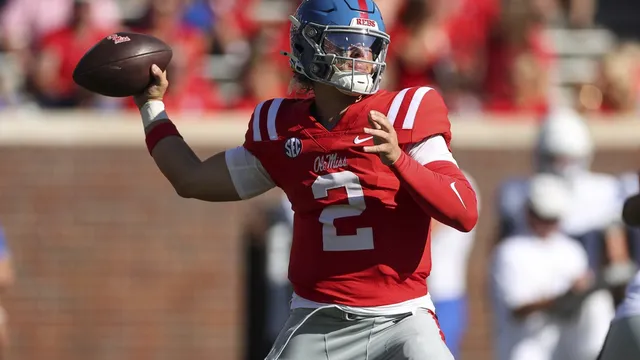 Jaxson Dart leads Ole Miss to victory with record 24 straight completions