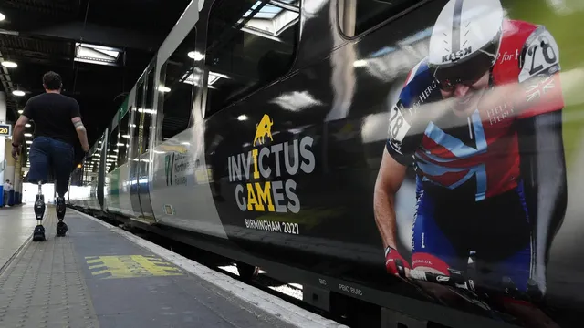 Spirit of Invictus train launched to empower wounded service members