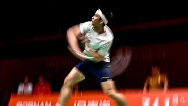 Singapore's Loh Kean Yew reaches Asian Games badminton final after beating South Korea's Yoo Tae-bin