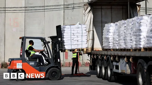 Israel allows humanitarian aid into Gaza amid starvation fears