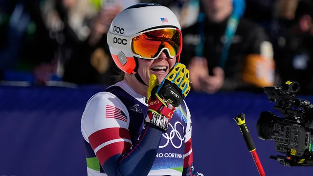 Breezy Johnson wins gold medal in downhill skiing at the 2026 Winter Olympics