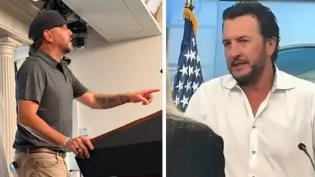 Luke Bryan and Jason Aldean bring fun to White House briefing room