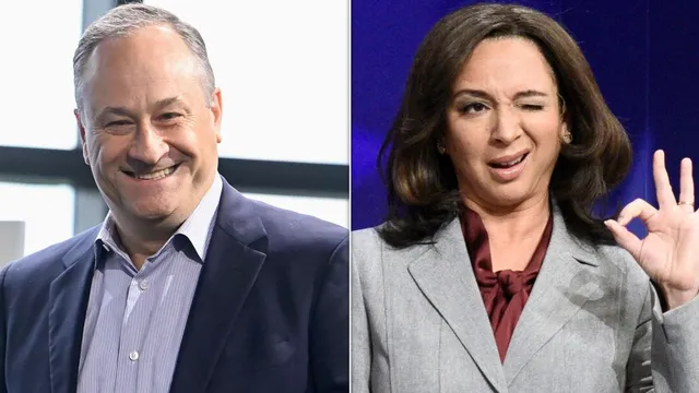 Doug Emhoff Gives Maya Rudolph Tips for Kamala Harris Impression