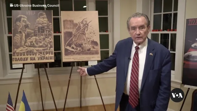 Morgan Williams gifts Holodomor art collection to Ukraine