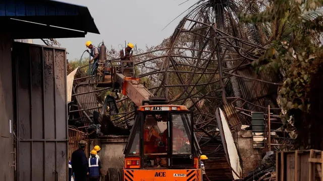 Authorities arrest warehouse owner and manager after deadly blaze in India