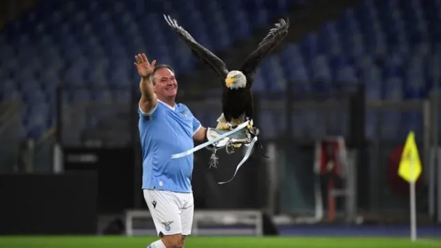 Lazio sacks eagle handler over prosthetic penis videos shared on social media