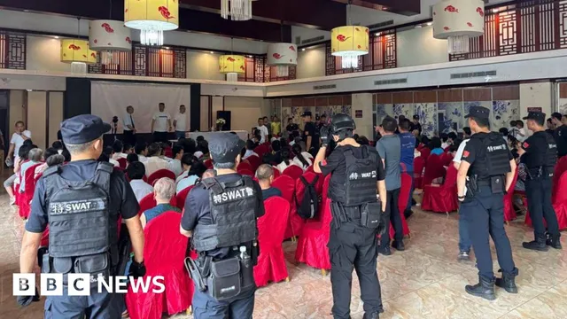 Chinese authorities detain church leaders during Sunday service raid