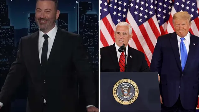 Jimmy Kimmel mocks Mike Pence’s potential vote for Kamala Harris