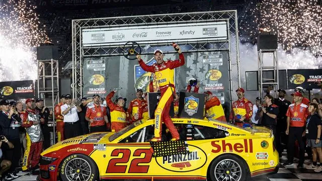 Joey Logano wins NASCAR Cup Series race at Bristol Motor Speedway