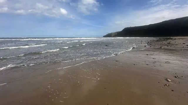 Heartbreaking sights at Cayton Bay, one of Britain's top beaches
