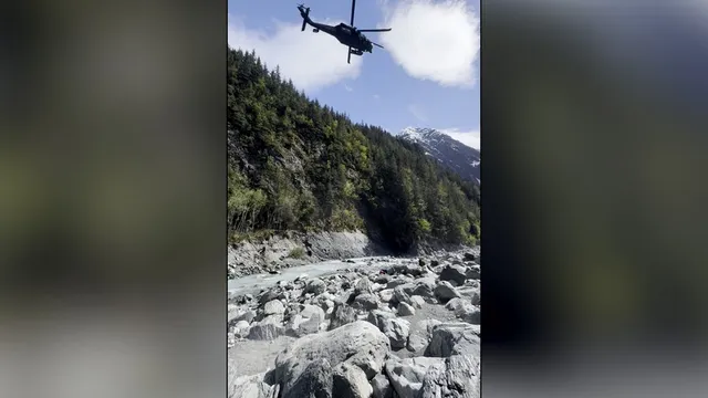 Alaska man survives three-hour ordeal pinned by a 700-pound boulder