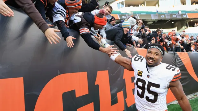 Myles Garrett earns prestigious Defensive Player of the Year award after record-breaking season