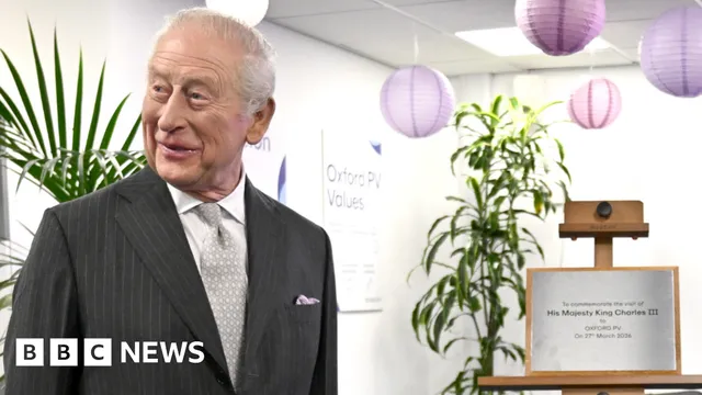 King Charles III champions renewable energy during Oxford visit