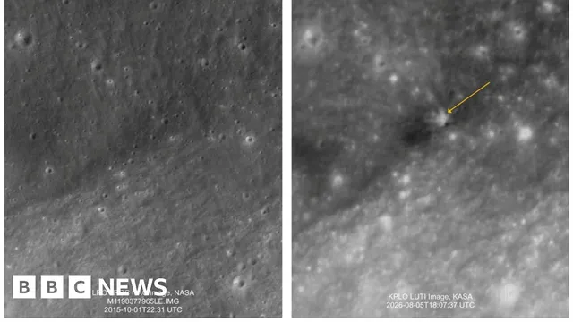SpaceX rocket debris crashes into the Moon, raising space debris concerns