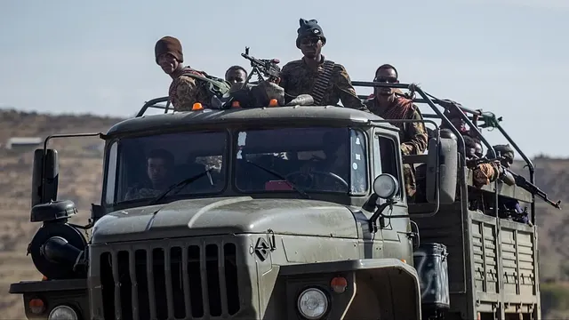 Ethiopian military drone strikes hit Eritrean forces near Adigrat, Ethiopia
