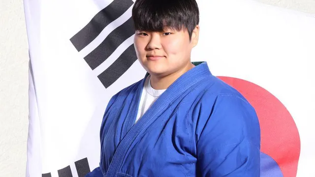 South Korea's Kim Min-young wins first kurash gold at Asian Games in Japan