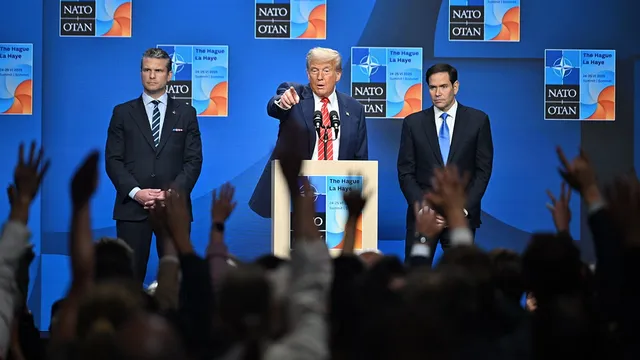 Trump shows empathy towards Ukrainian journalist at NATO press conference