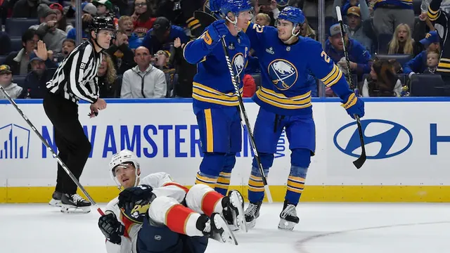 Noah Ostlund leads Buffalo Sabres to 5-3 victory over Florida Panthers