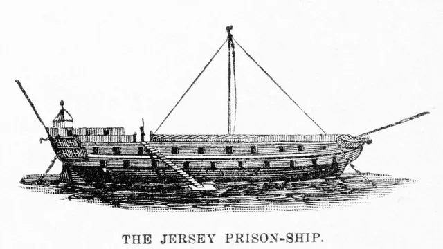 HMS Jersey becomes a floating prison, leading to thousands of American deaths