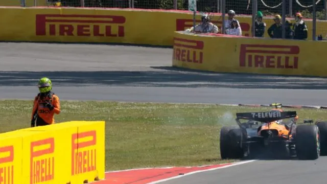 Lando Norris admits fault after crashing into Oscar Piastri in Canada
