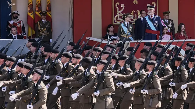 Spain holds National Day military parade with 4,380 troops and new Dragón armored vehicles