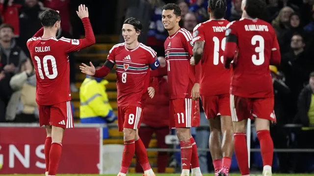 Wales thrashes North Macedonia to secure World Cup play-off semi-final