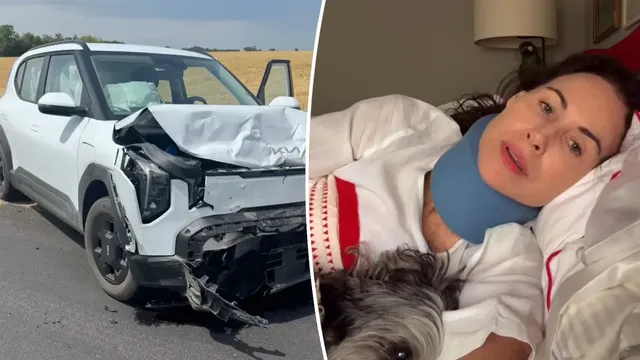 Minnie Driver survives near-fatal car crash in France