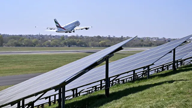 Birmingham airport achieves solar energy milestone for peak daytime power