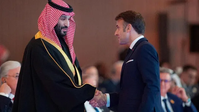 Macron and MBS sign key agreements on health and energy in Paris
