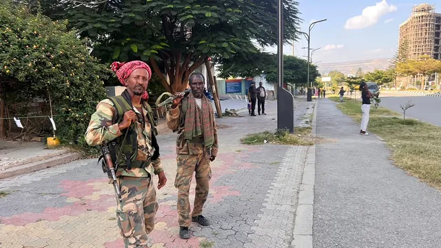 Ethiopian military drone strikes hit Eritrean forces near Adigrat, Ethiopia