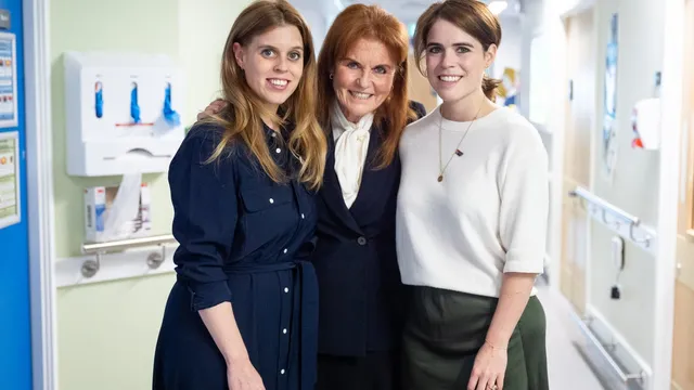 Sarah Ferguson visits Jeffrey Epstein with daughters after his release